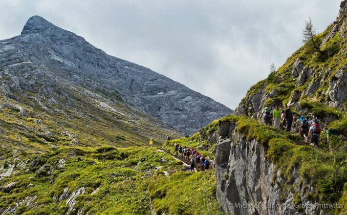 Auf den letzten Metern zum Watzmannhaus