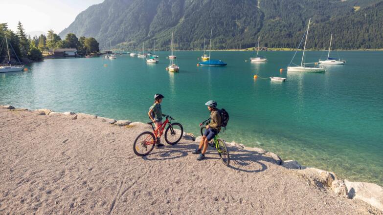 Biker Achensee Verschnaufpause