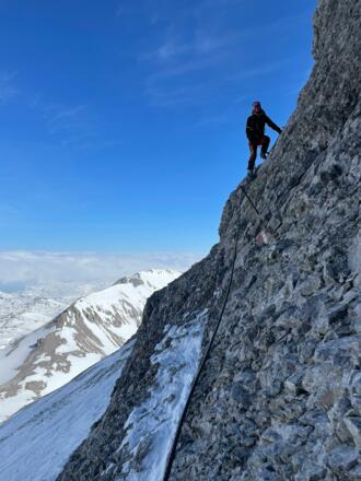 Kurzer Klettersteig zur Scheichenspitze