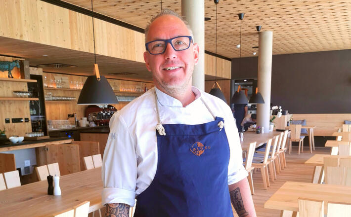 Küchenchef und Genuss-Koch Szolt Fodor im Kulturhof