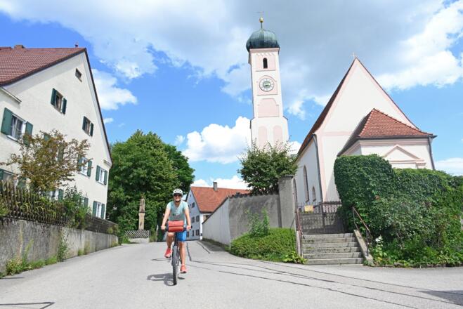 Radlerin in Zankenhausen
