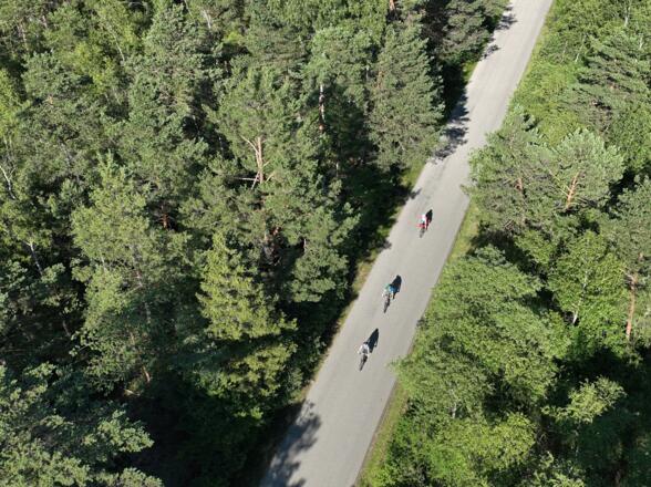 Radler bei Haspelmoor