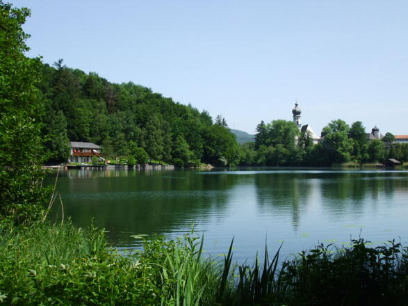 Der Höglwörther See.