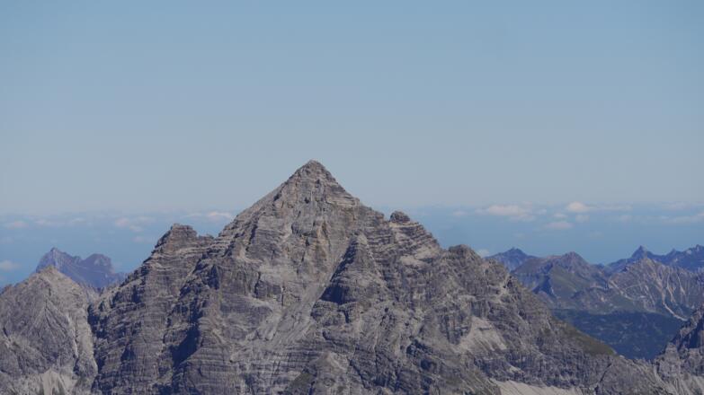 Blick von der Marchspitze auf den Hochvogel