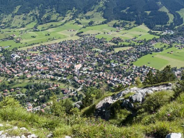 Gipfelschau auf Oberammergau