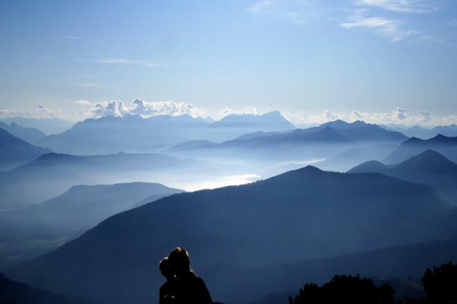 Panorama von der Benediktenwand