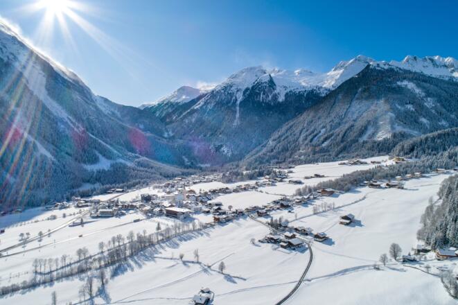 Krimml Ort_Winter