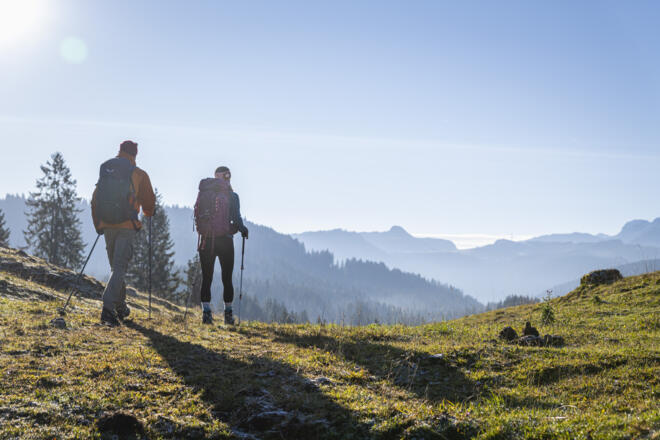 Wandern auf der Winklmoos-Alm