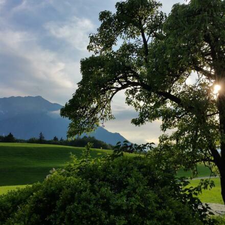 Blick auf den Untersberg