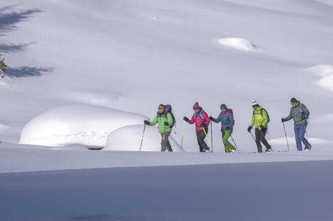 Schneeschuhwandern in Krimml