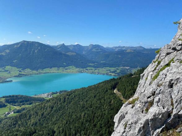 Blick über den Wolfgangsee