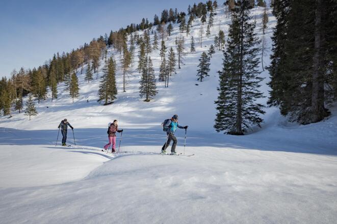 Aufstieg unterhalb des Burtschasattels