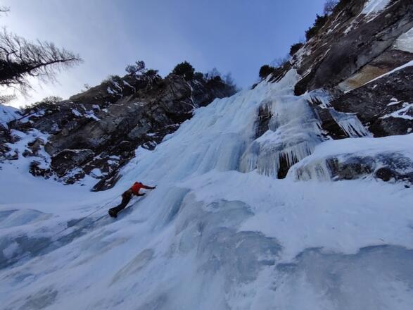 Vorstieg 1. Seillänge