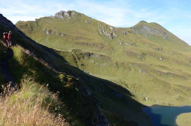 Das Imbachhorn über dem Brandlsee bietet eine Gipfeloption für den letzten Tag.