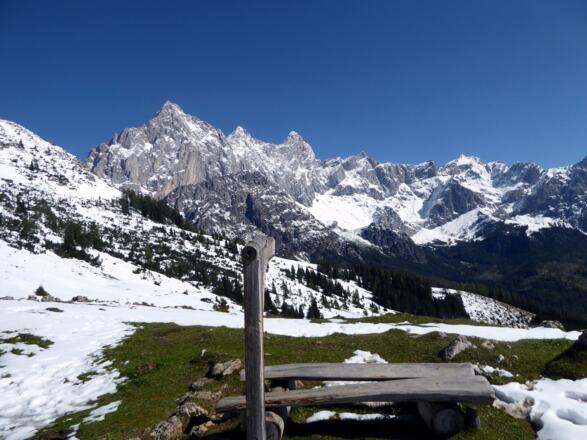 Der frühe Wintereinbruch Mitte September am Nössler Riedel ist bald wieder Schnee von gestern.