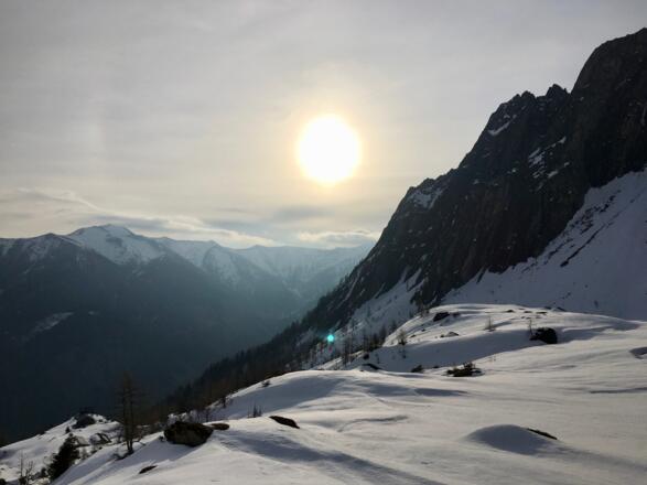 Morgensonne im Schmalzgrubenkar