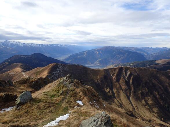Ausblick vom Hundstein nach Westen
