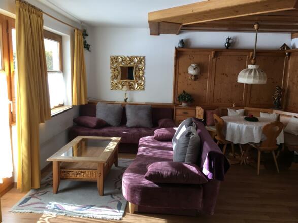 Wohnzimmer FeWo Scheibe