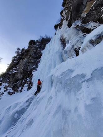 Vorstieg 1. Seillänge