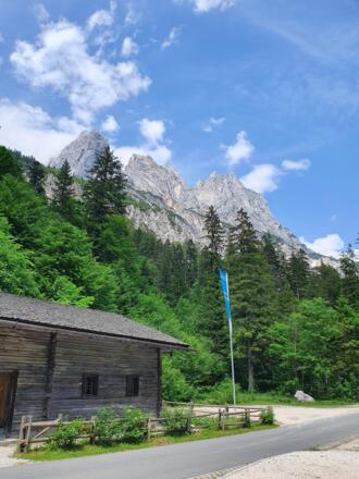 Blick auf Reiter Steinberge