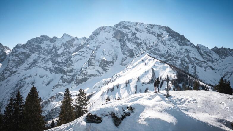 Auf dem Gipfel des Ahornbüchsenkopfes