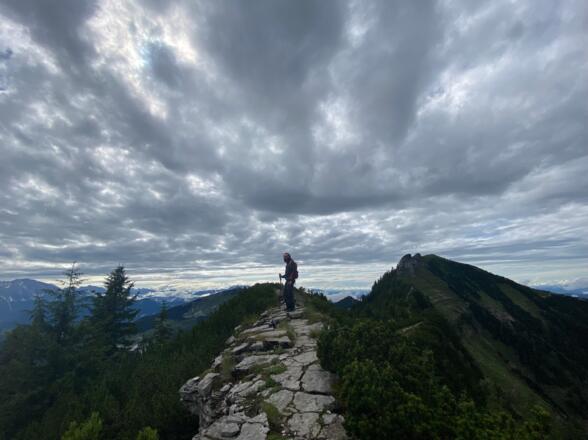 Grat vor dem Regenspitz