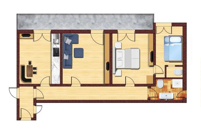 Grundriss Appartement Fiel