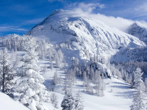 Auch wenn er noch so schön aussieht: Der Schneibstein ist bei solchen Verhältnissen zu gefährlich.