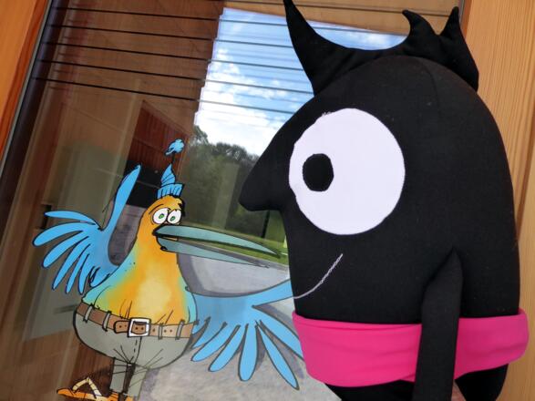 Edgar trifft den Eisvogel Erik, der ihm die Wunderwelt Weitwörther Au erklärt.