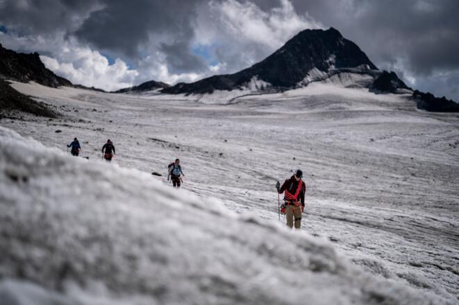 Abstieg zum Hochjoch-Hospiz