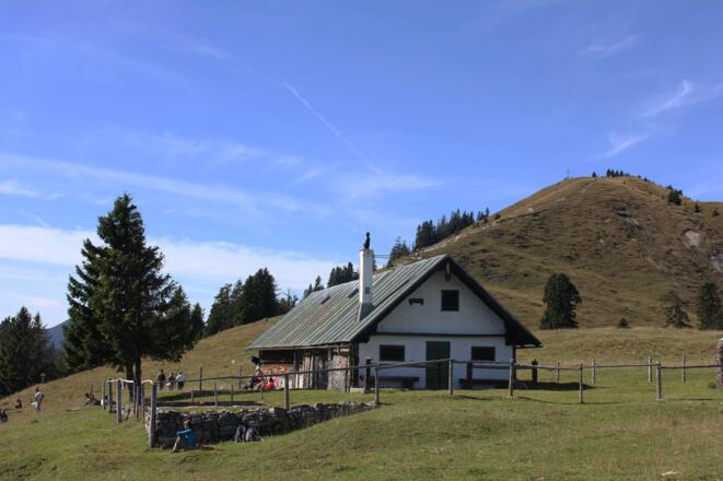 Die unbewirtete Pfundsalm.