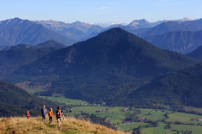 Talblick beim Abstieg.