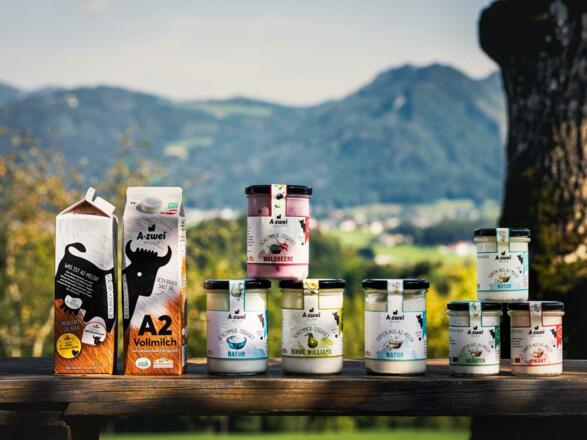 A2 Milch Prduktpalette