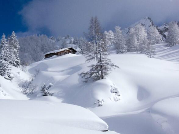 Das Schneibsteinhaus ist im Winter geschlossen.