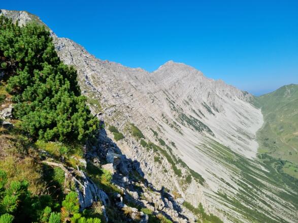 Der gesamte Grat von Grubigstein bis Gartner Wand