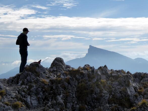 Unverkennbar: Der Schafberg vom Schober aus gesehen.