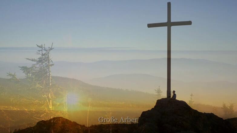 Großer-Arber-Sonnenuntergang