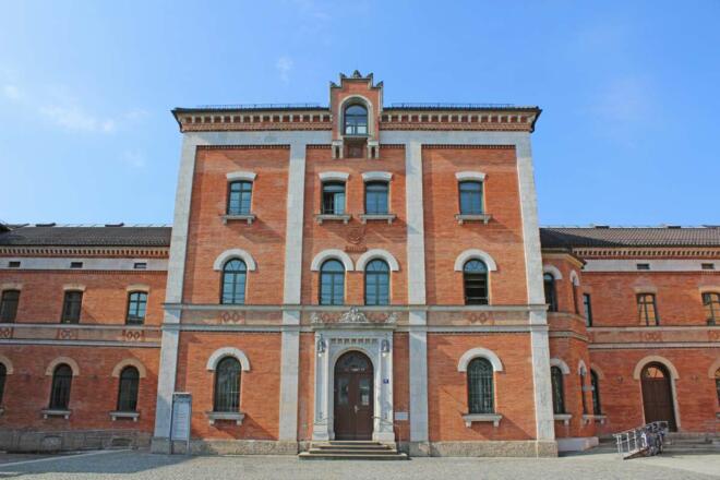 Die Polizei Station der Rosenheim Cops - eigentlich das Rosenheimer Rathaus