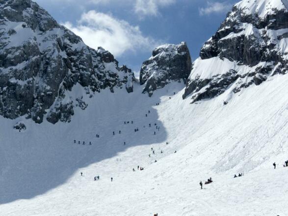 Der obere Bereich des Hochglückkars