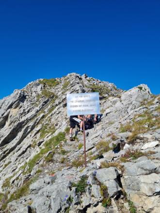Beginn der ausgesetzten Stellen auf dem Grat
