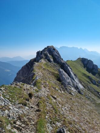 Blick zurück zum Grubigstein