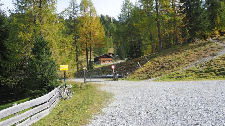 Raddepot bei der Filzmoosalm 1710m