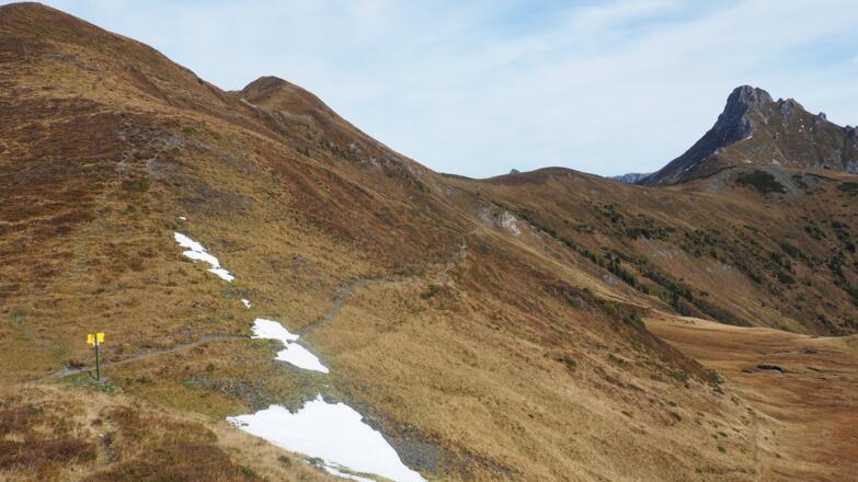 Stangersattel 2060m mit Querung zum Filzmoossattel 2072m
