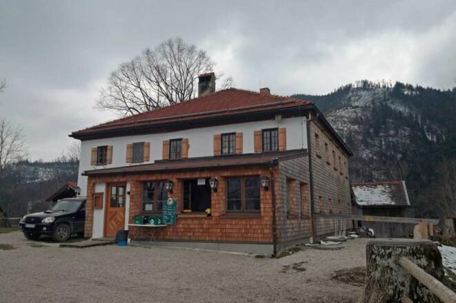 Berggasthaus Petersberg im Winter