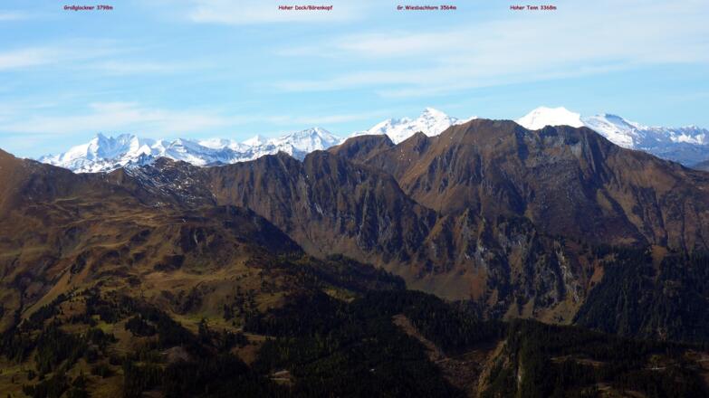 Spielkogel 2201m mit Glocknerblick