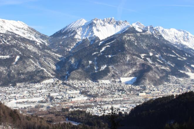 Blick hinunter Richtung Bludenz und Nüziders