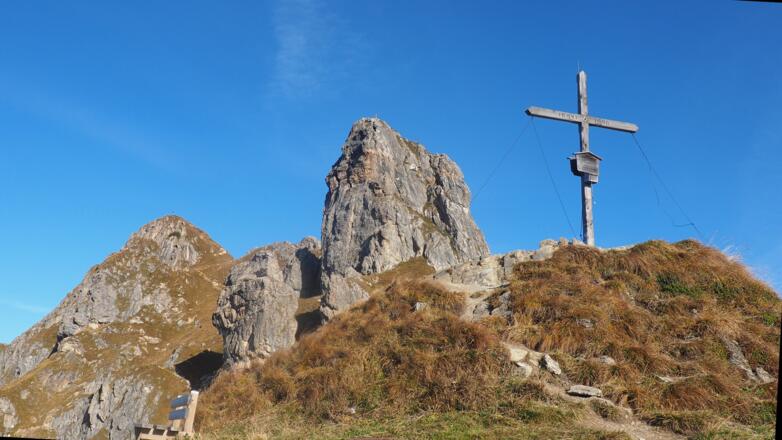 Arlspitze und Schuhflicker vom Grat