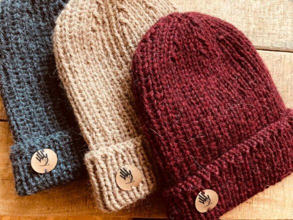 Original Weber F nf M tze Unisex bordeaux braun anthrazit