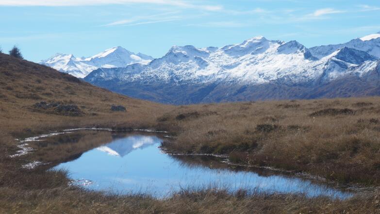 Lacke ~2070m mit Hochalmspitze gespiegelt
