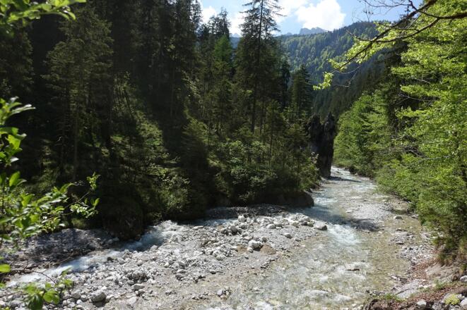 Auch nach der Klamm ist das Wimbachtal ein schönes Stück Natur.